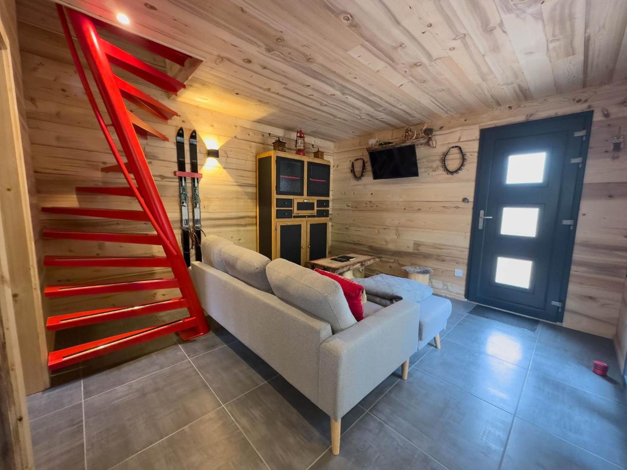 Le Refuge Perche Du Saut De La Bourrique Spa, Terrain Cloture Жерарме Екстер'єр фото